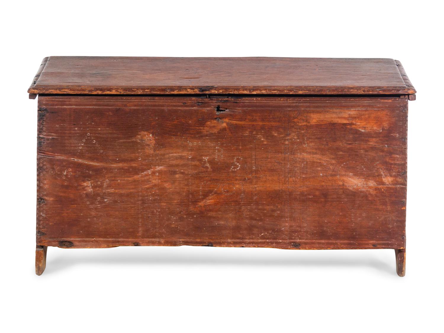 An American Pine Blanket Chest