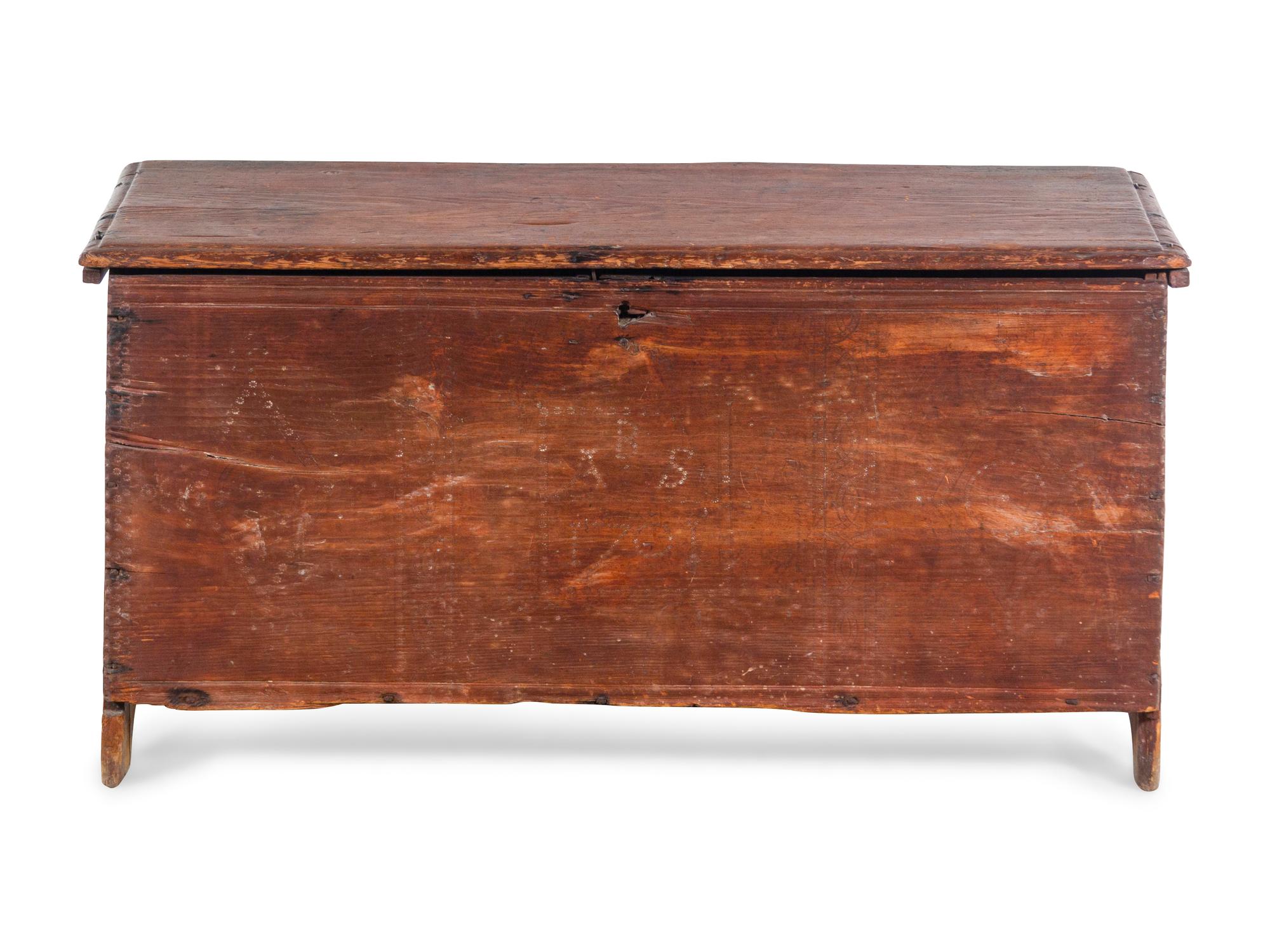 An American Pine Blanket Chest