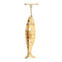 A Dutch Silver-Gilt Articulated Fish