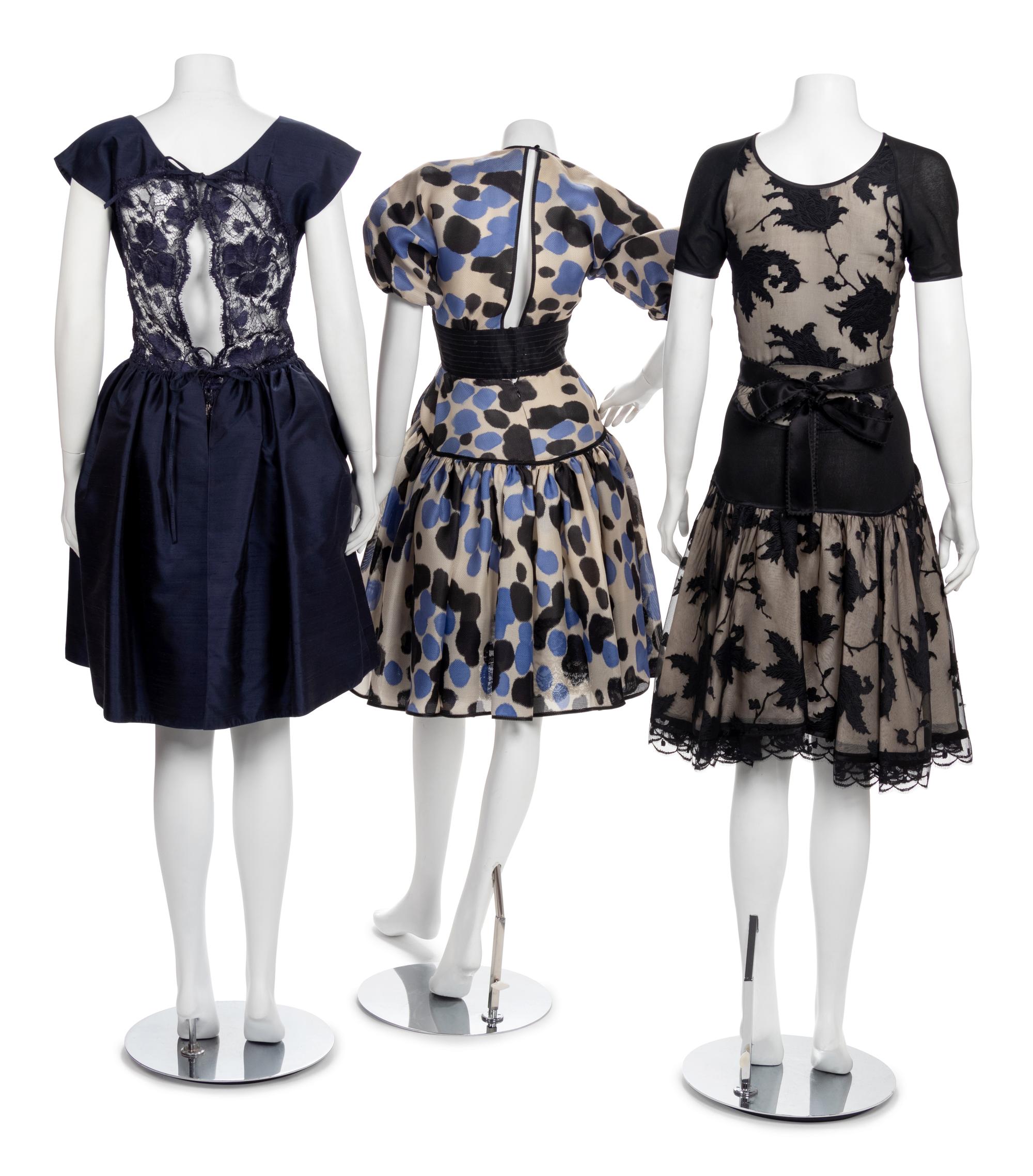 Three Geoffrey Beene Dresses, 1980-90s