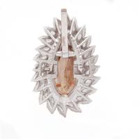 FANCY BROWN-YELLOW DIAMOND AND DIAMOND RING-DANT