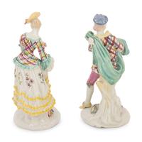 A Pair of Derby Porcelain Figures
