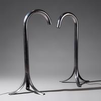 Near pair of Tube floor lamps, c. 1968