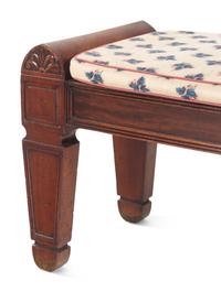 A George IV Mahogany Hall Bench