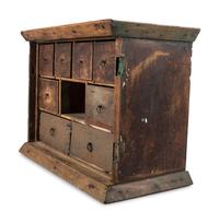 A Walnut Spice Cabinet