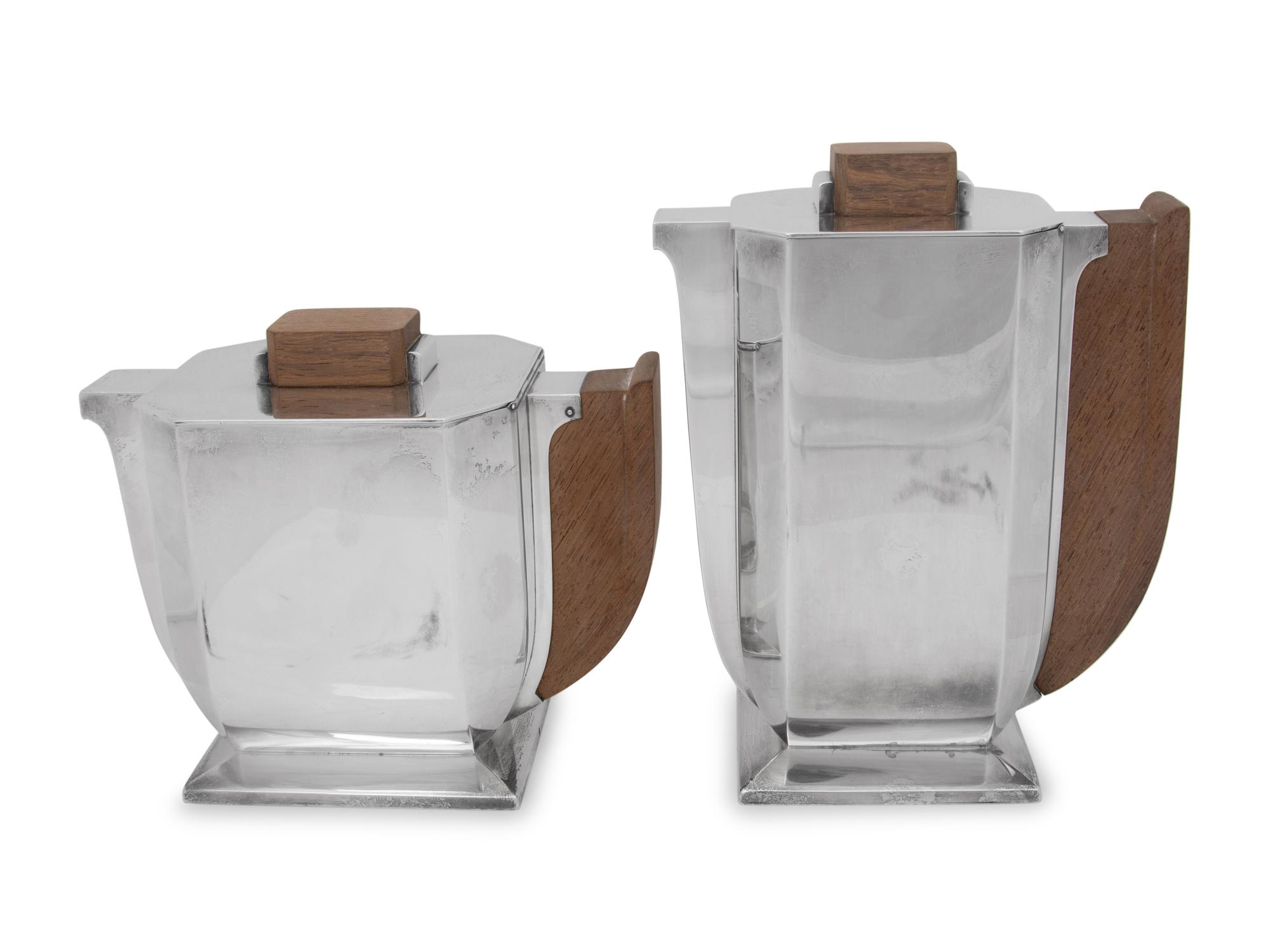 A French Silver Four-Piece Tea and Coffee Service