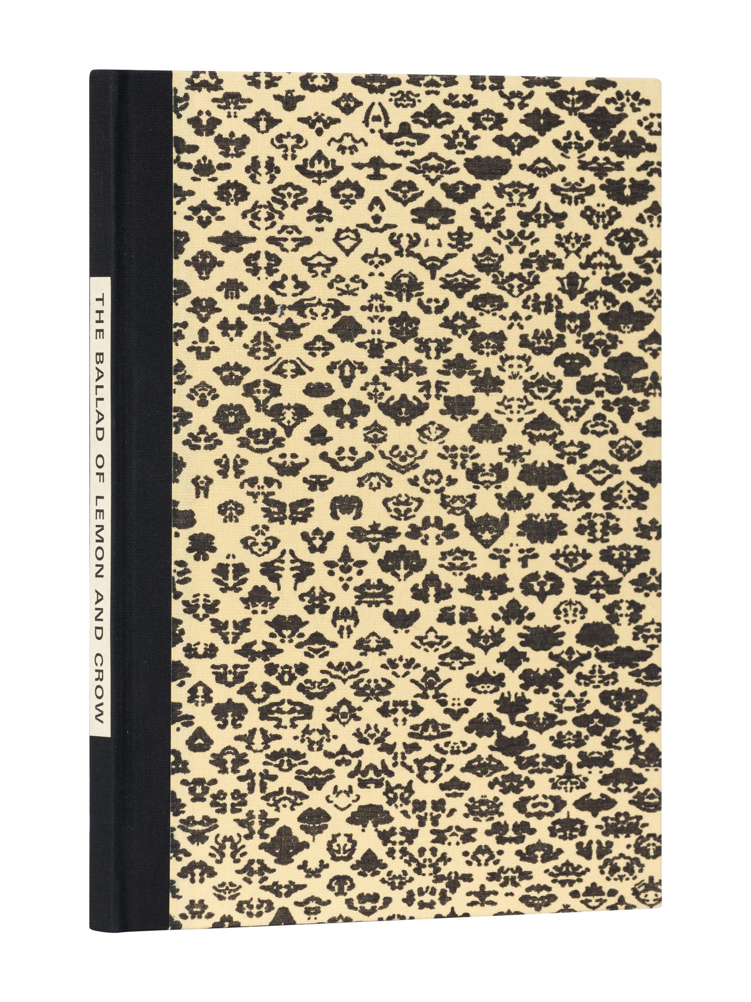[ARION PRESS]. TODD, Glenn. The Ballad of Lemon and Crow. San Francisco: The Arion Press, 2002.