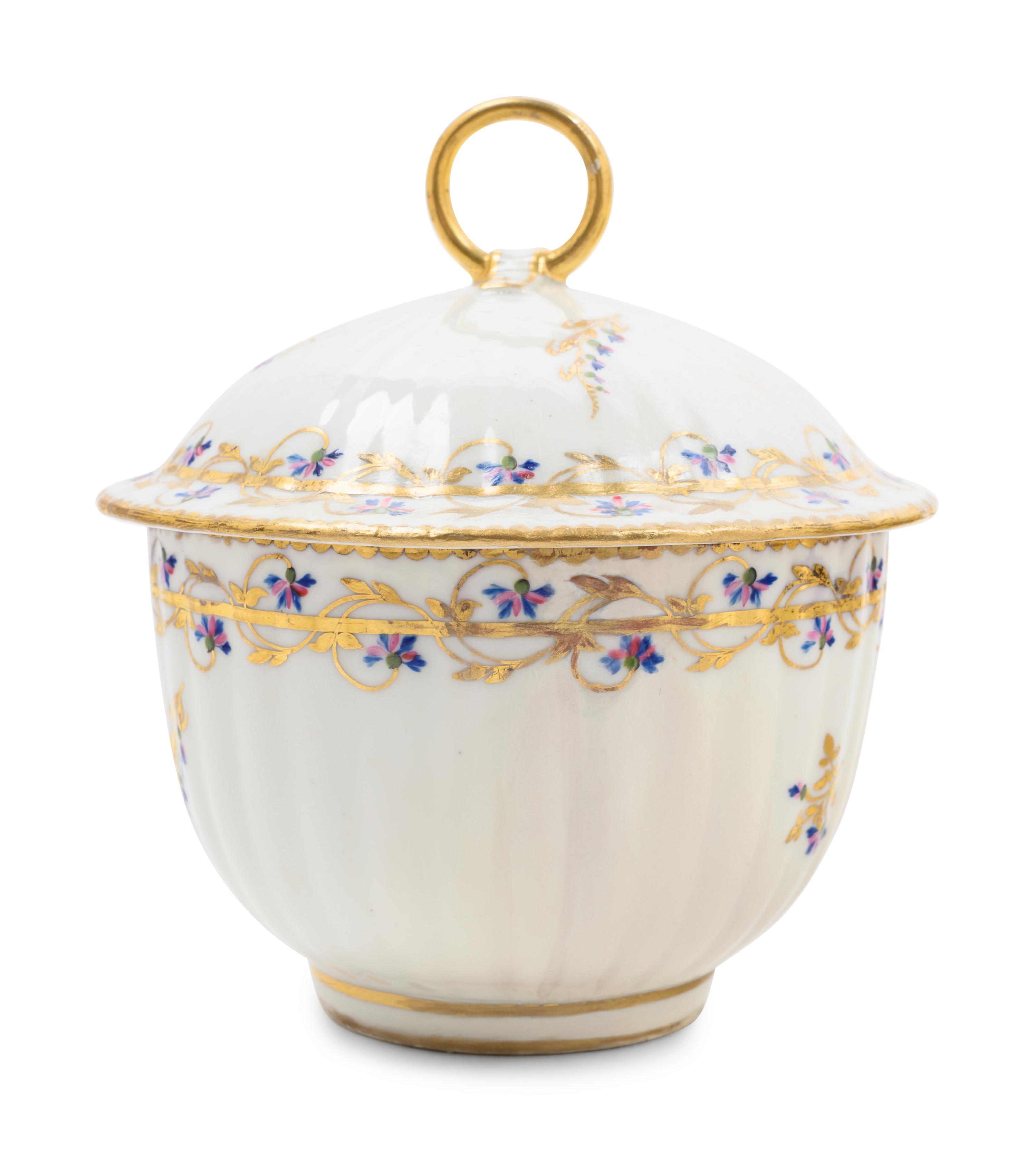 A Group of Derby Porcelain Tea Articles