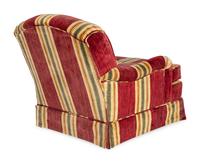 A Pair of Velvet Upholstered Armchairs