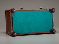 An Inlaid Mahogany Two-Drawer Dresser or Jewelry Box