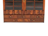 A Federal Inlaid Mahogany Lady's Writing Desk-and-Bookcase