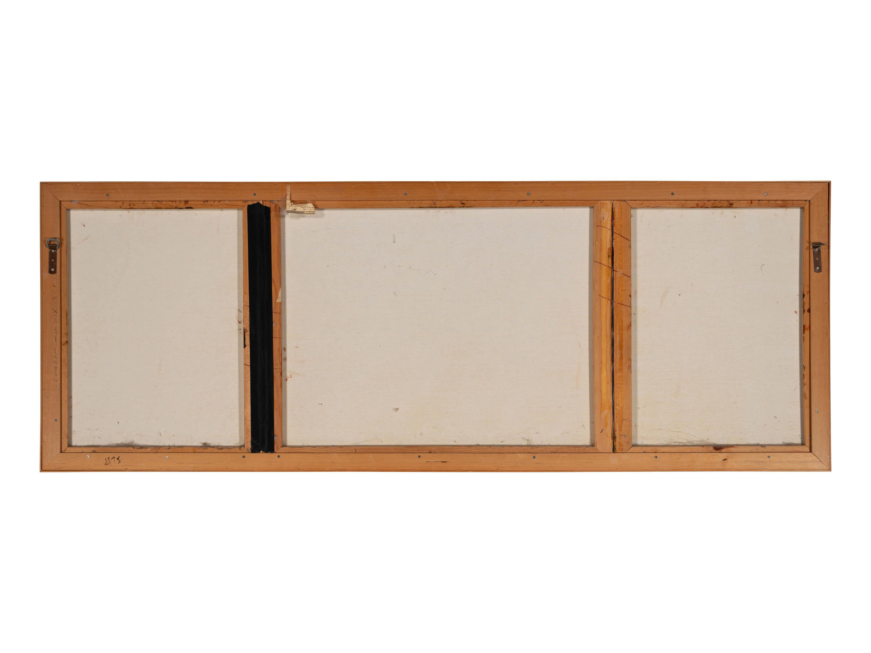 Forest Fire Painting #75, c. 1984 (triptych)