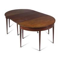 A Federal Inlaid Mahogany Dining Table