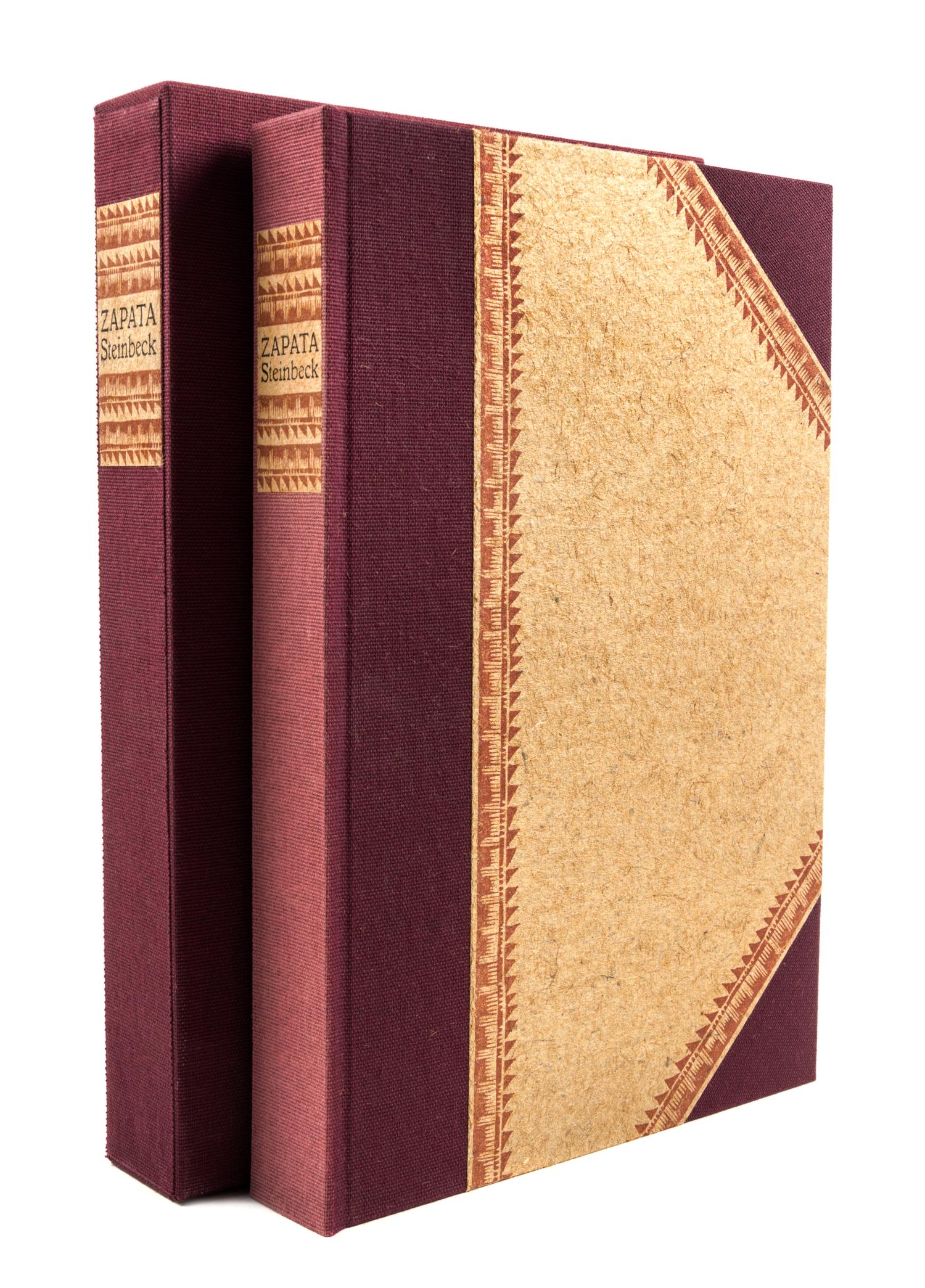 (YOLLA BOLLY PRESS) STEINBECK, JOHN. Zapata... [Covelo, CA, 1991] Limited, signed by the illust.