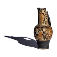 An Etruscan Caeretan Red-Figured Oinochoe