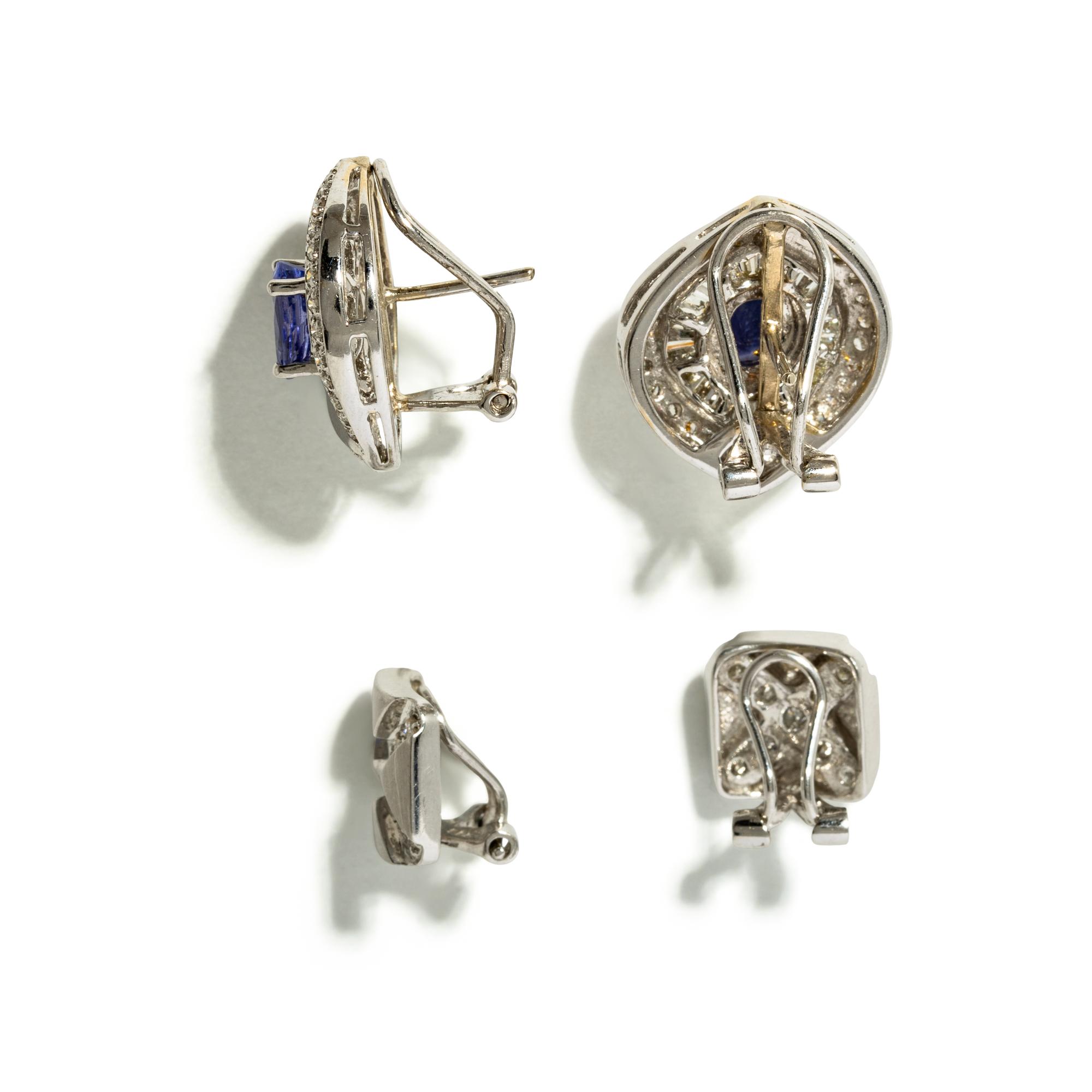 COLLECTION OF WHITE GOLD AND MULTIGEM JEWELRY