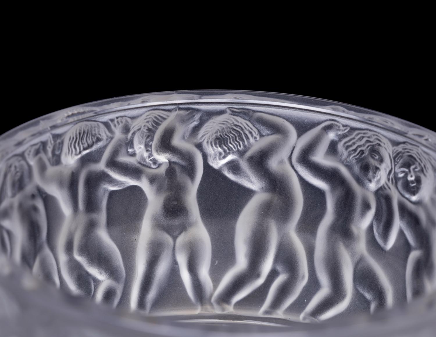 A Lalique Glass Covered Box