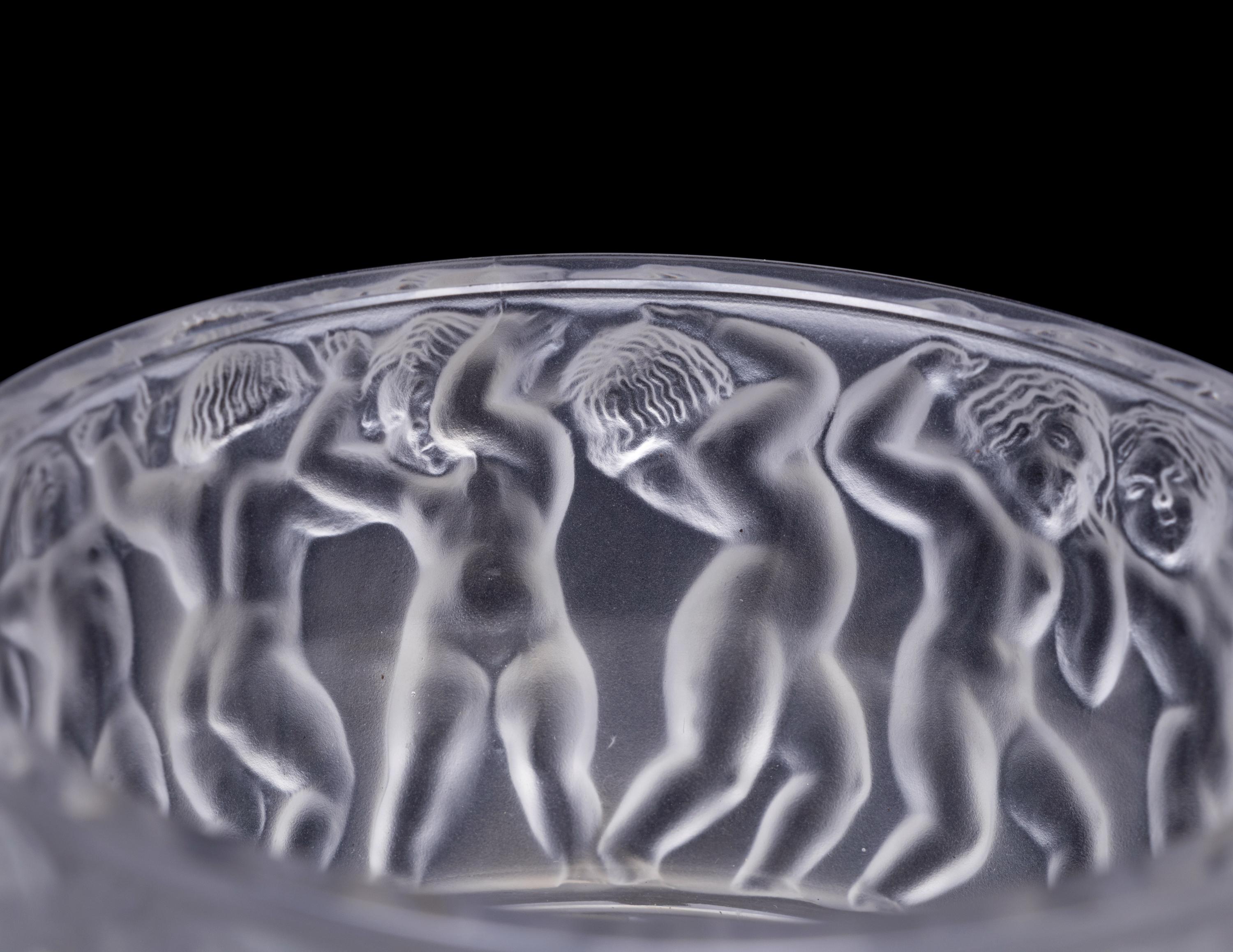 A Lalique Glass Covered Box