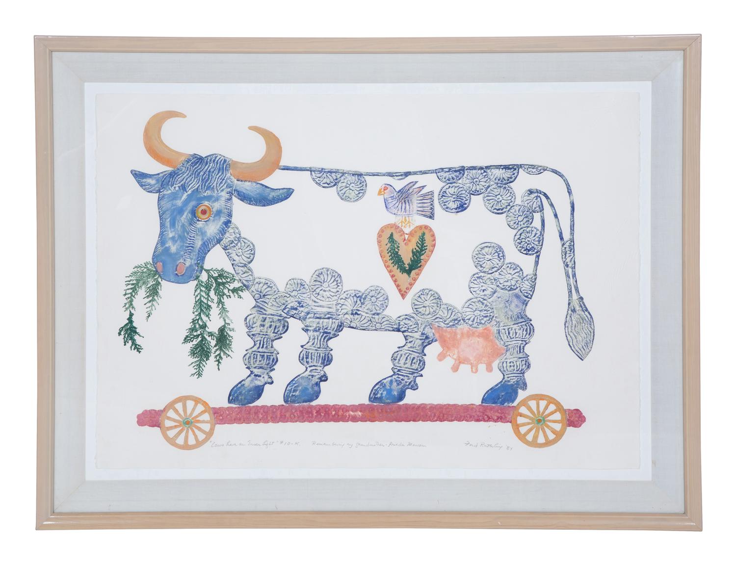 A Group of Six Color Lithographs by Ford Ruthling (American, 1933-2015)