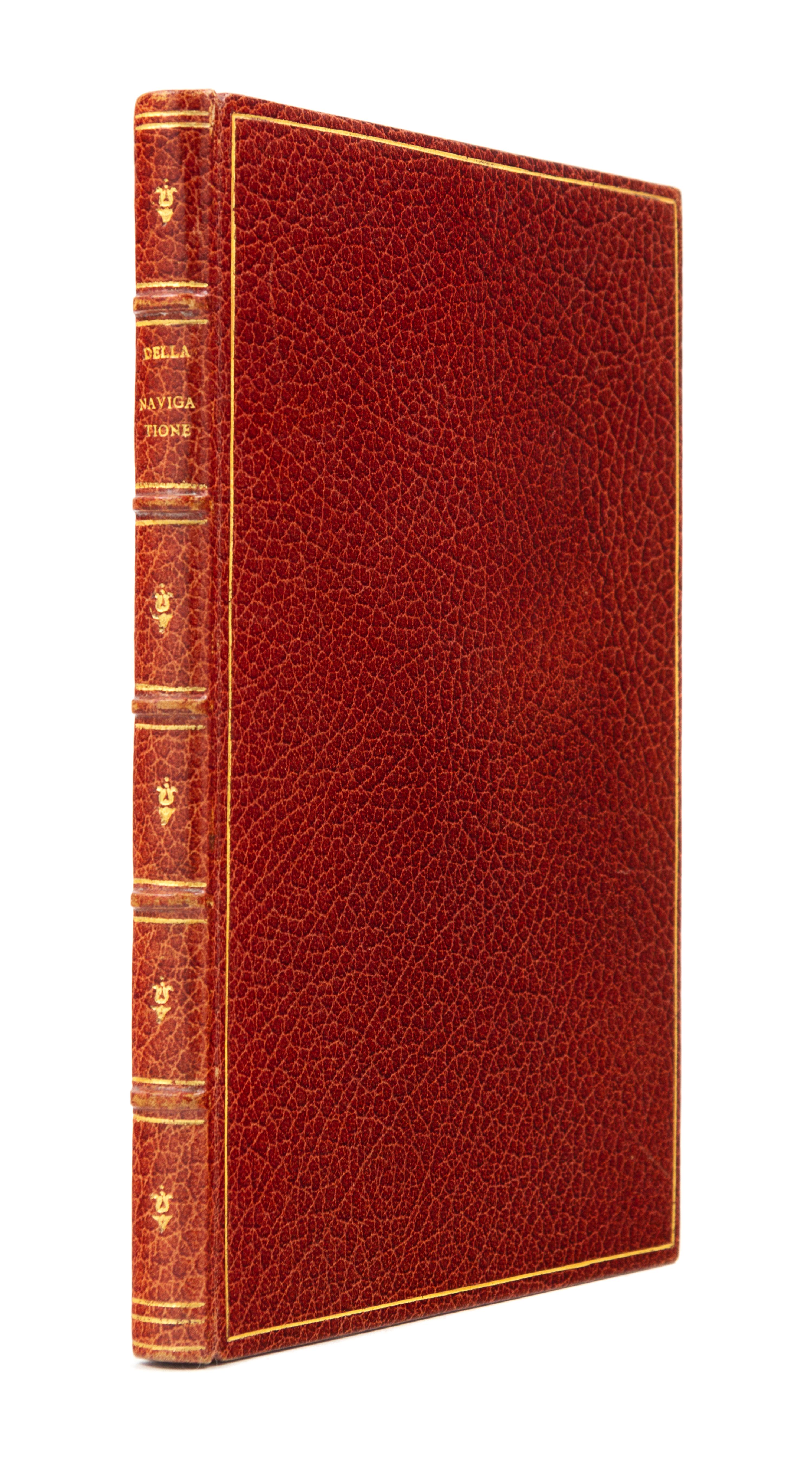 VEER, Gerrit de (ca 1570-ca 1598). Tre Navigationi fatte dagli Olandesi, e Zelandesi... Venice, 1599. FIRST EDITION IN ITALIAN.