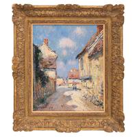 Gustave Loiseau (French, 1865-1935) — Rue de l'Hopital, Le Vaudreuil, 1913