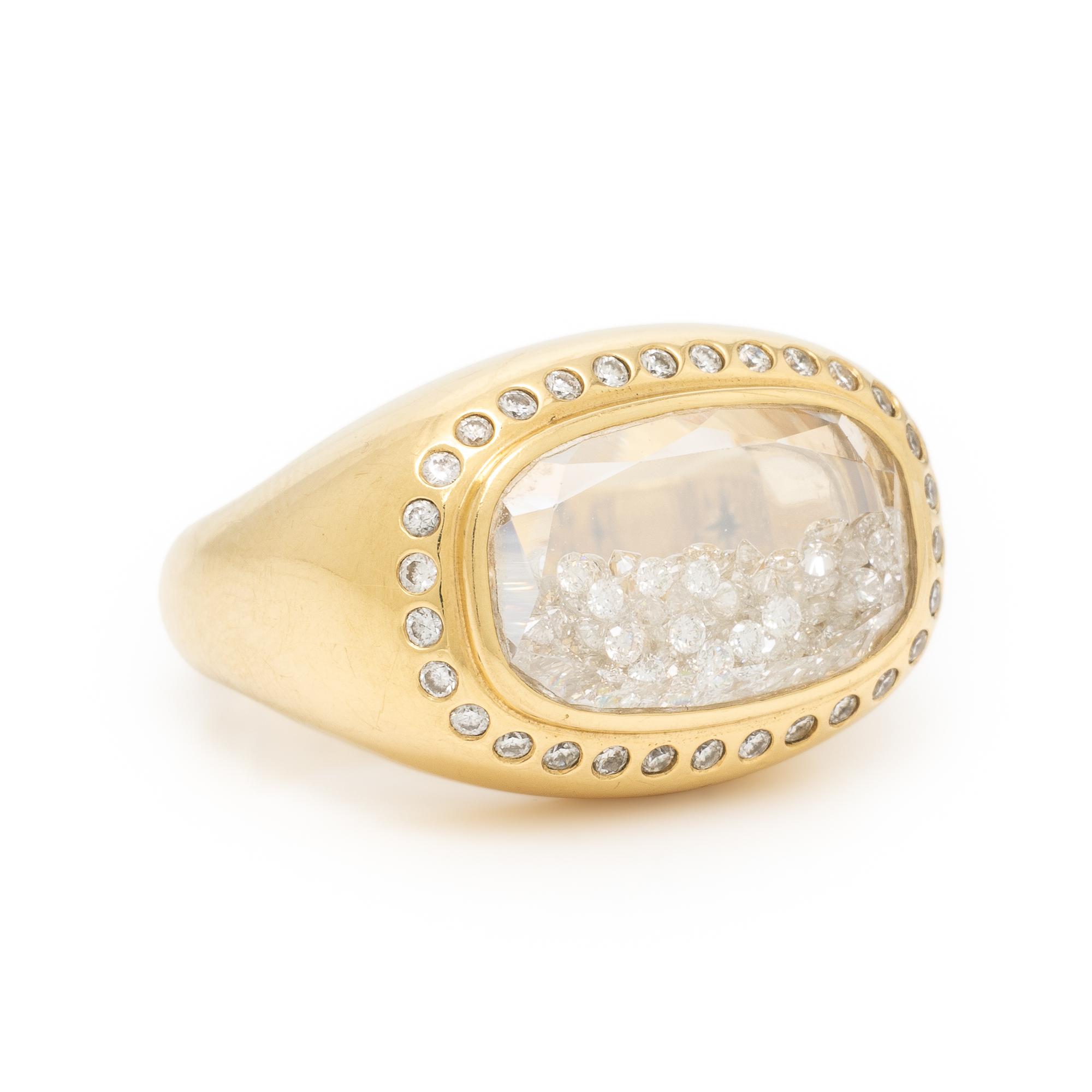 Moritz Glik, 'Maestro Pave Kaleidoscope Shaker', Diamond and Yellow Gold Ring
