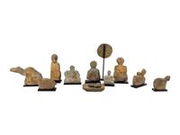 Nativity Scene (a group of 12 sculptures)