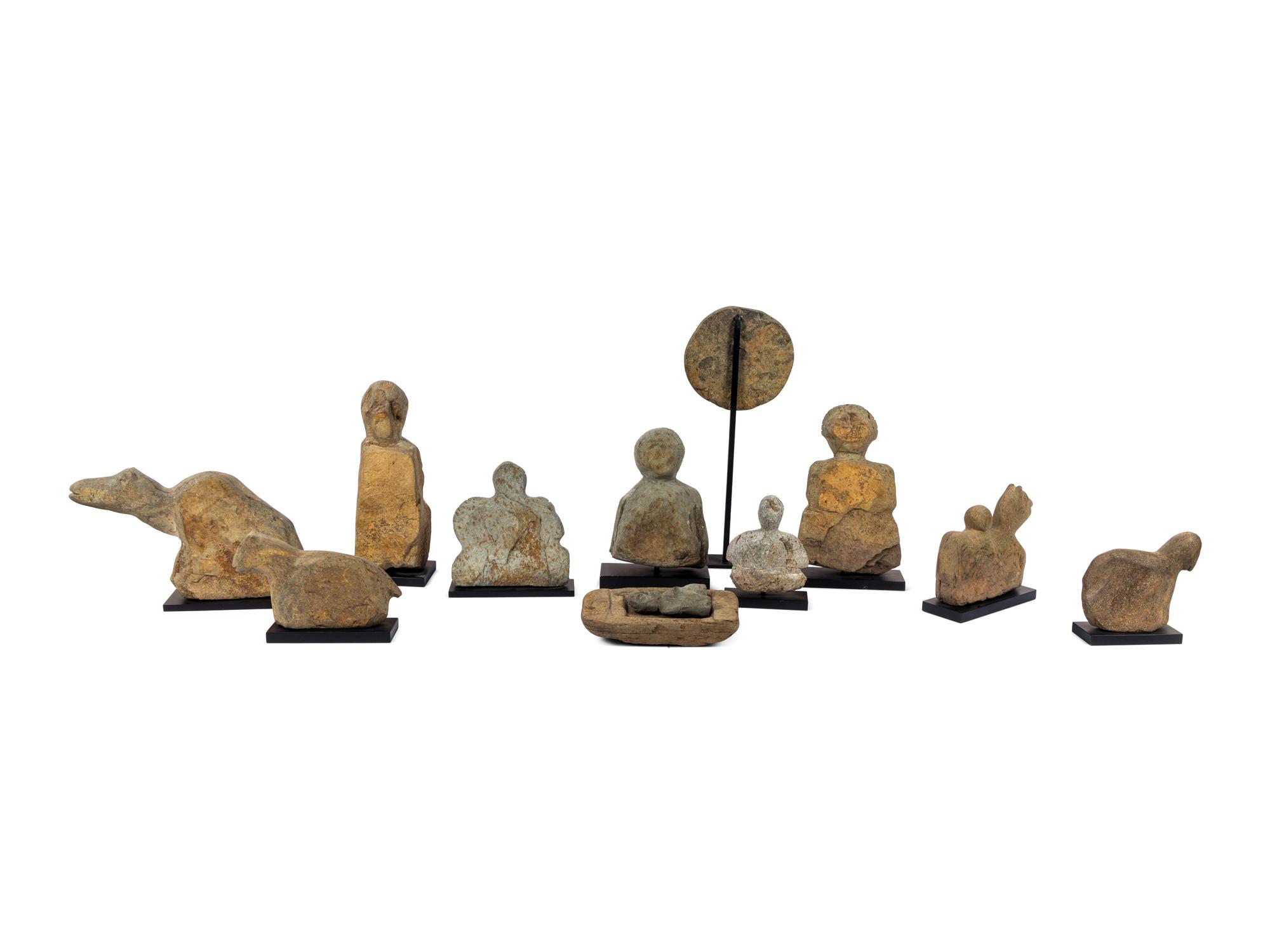 Nativity Scene (a group of 12 sculptures)