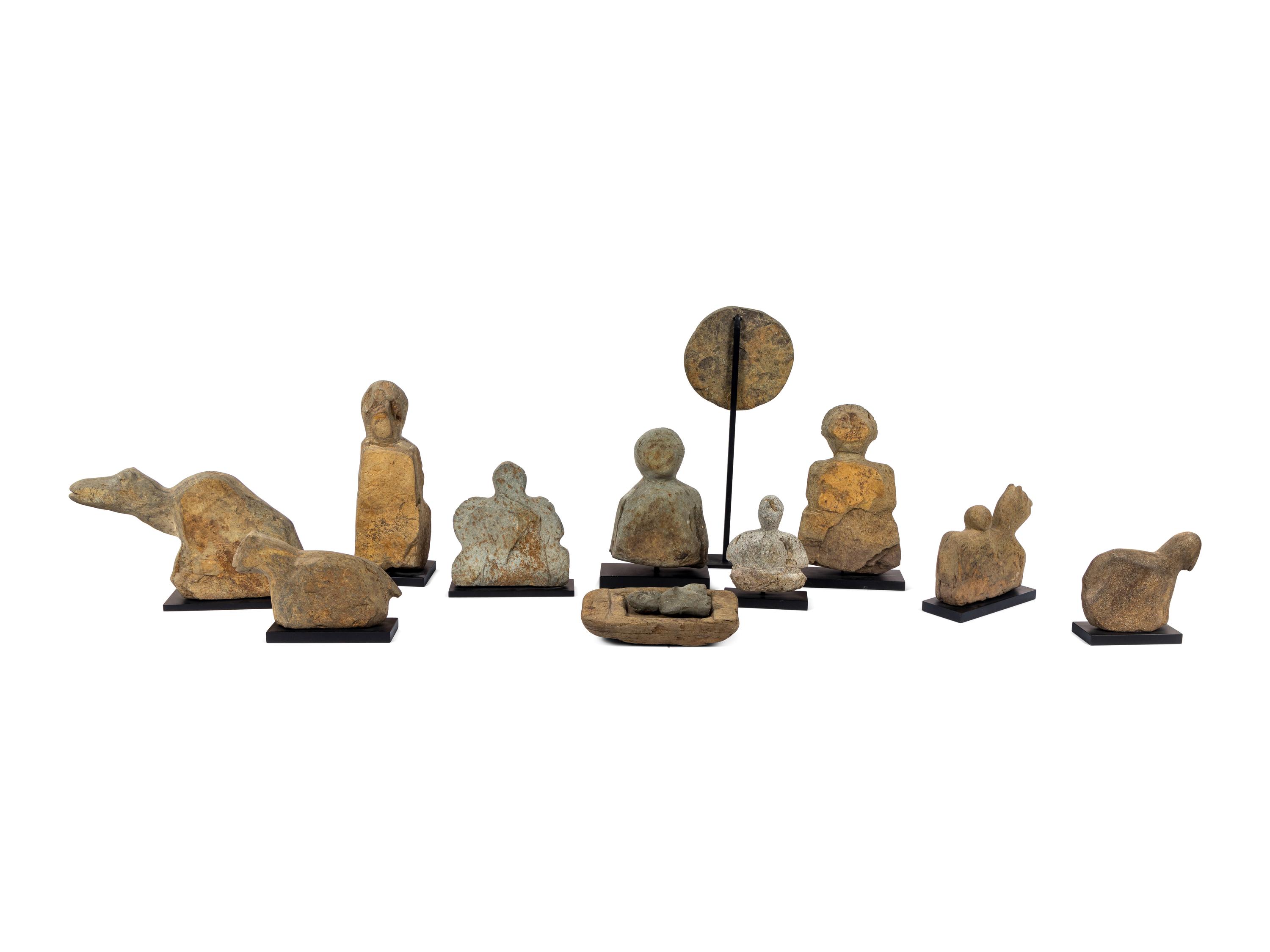 Nativity Scene (a group of 12 sculptures)