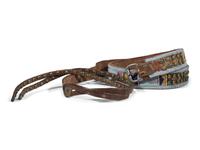 Apsáalooke [Crow] Beaded Hide Belt, with Tacked Drop
