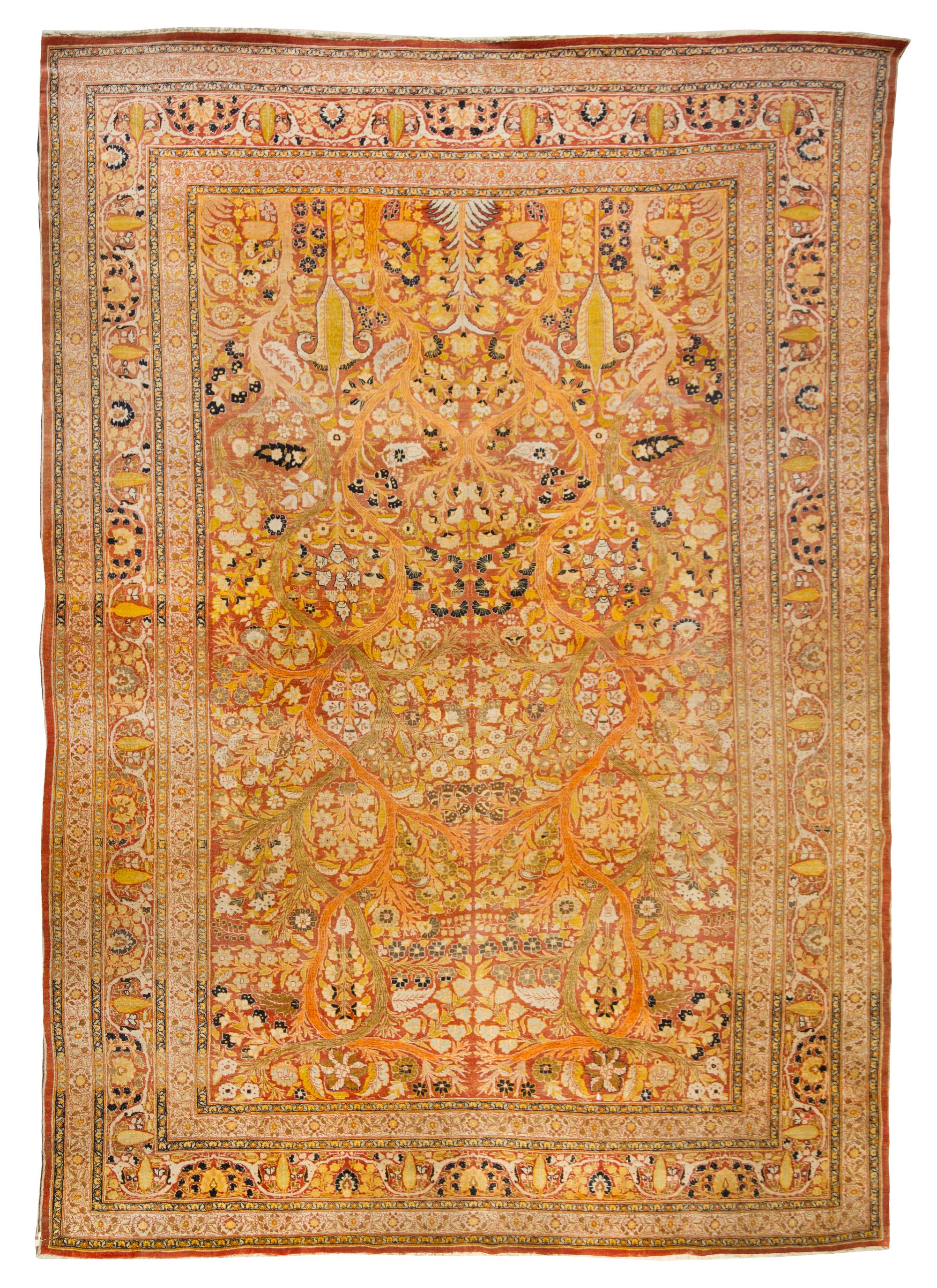 A Persian Rug 13 feet x 9 feet.