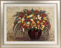 Kimberly Marshall, (American, 20th century), Bouquet Textures