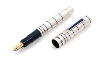 An Omas Guglilemo Marconi Limited Edition Silver Fountain Pen