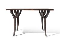 An Ebonized and Veneered Ash Dining Table Designed by Juan Montoya DONATED BY JUAN MONTOYA DESIGN