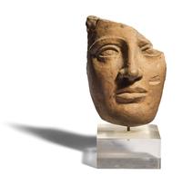 An Etruscan Terracotta Face Fragment