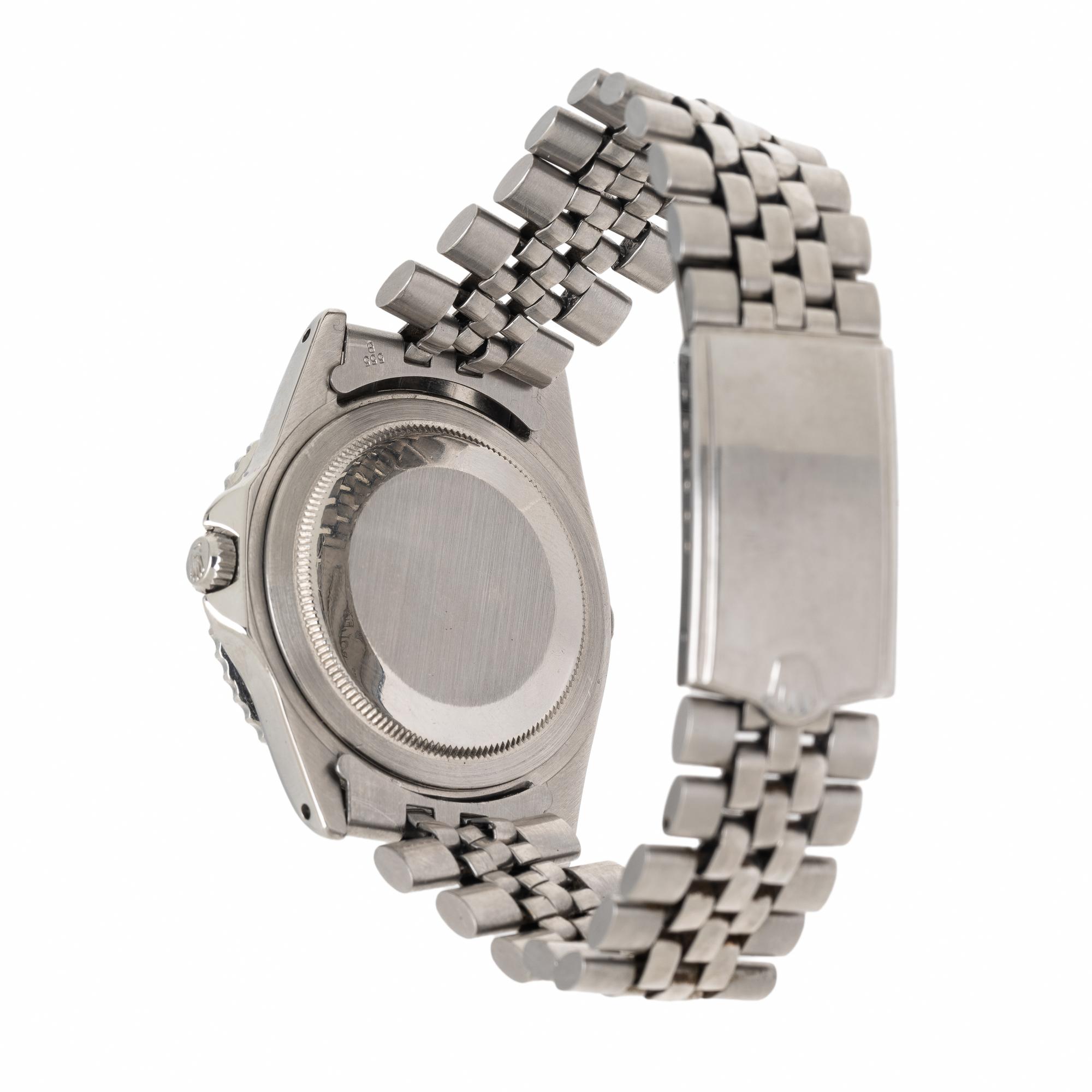 Rolex, Ref. 1675, Stainless Steel 'Pepsi' 'Eagle Beak' 'GMT Master' Watch with 'Gilt' Dial