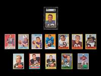 A Group of over 300 Assorted 1950s-60s Football Cards Including Multiple Hall of Famers and Notables,