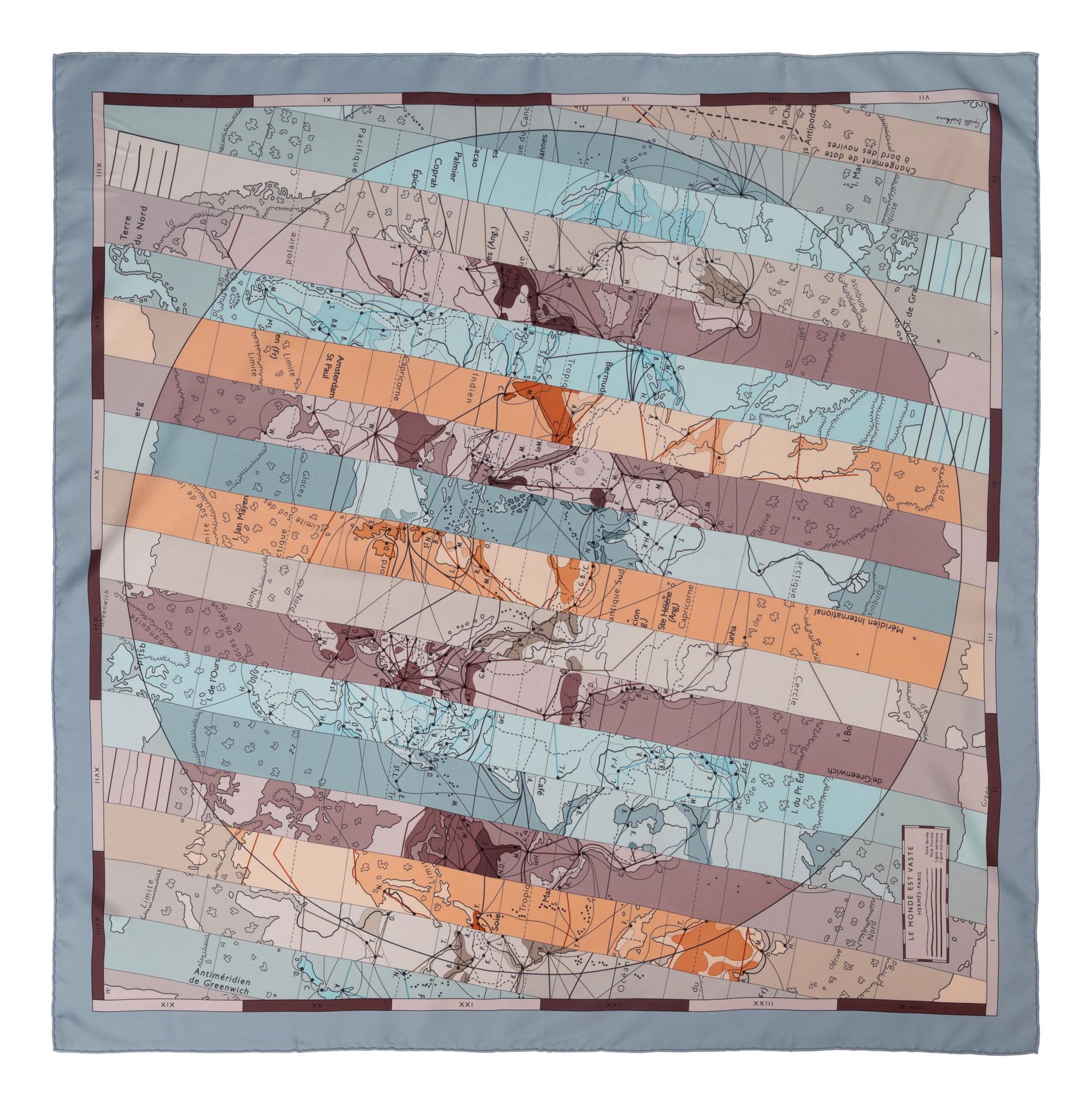 Three Hermès 90cm Silk Scarves