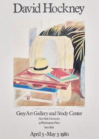 David Hockney (British, 1937-2026) — Grey Art Gallery, New York , 1980