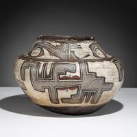 Zuni Polychrome Pottery Olla