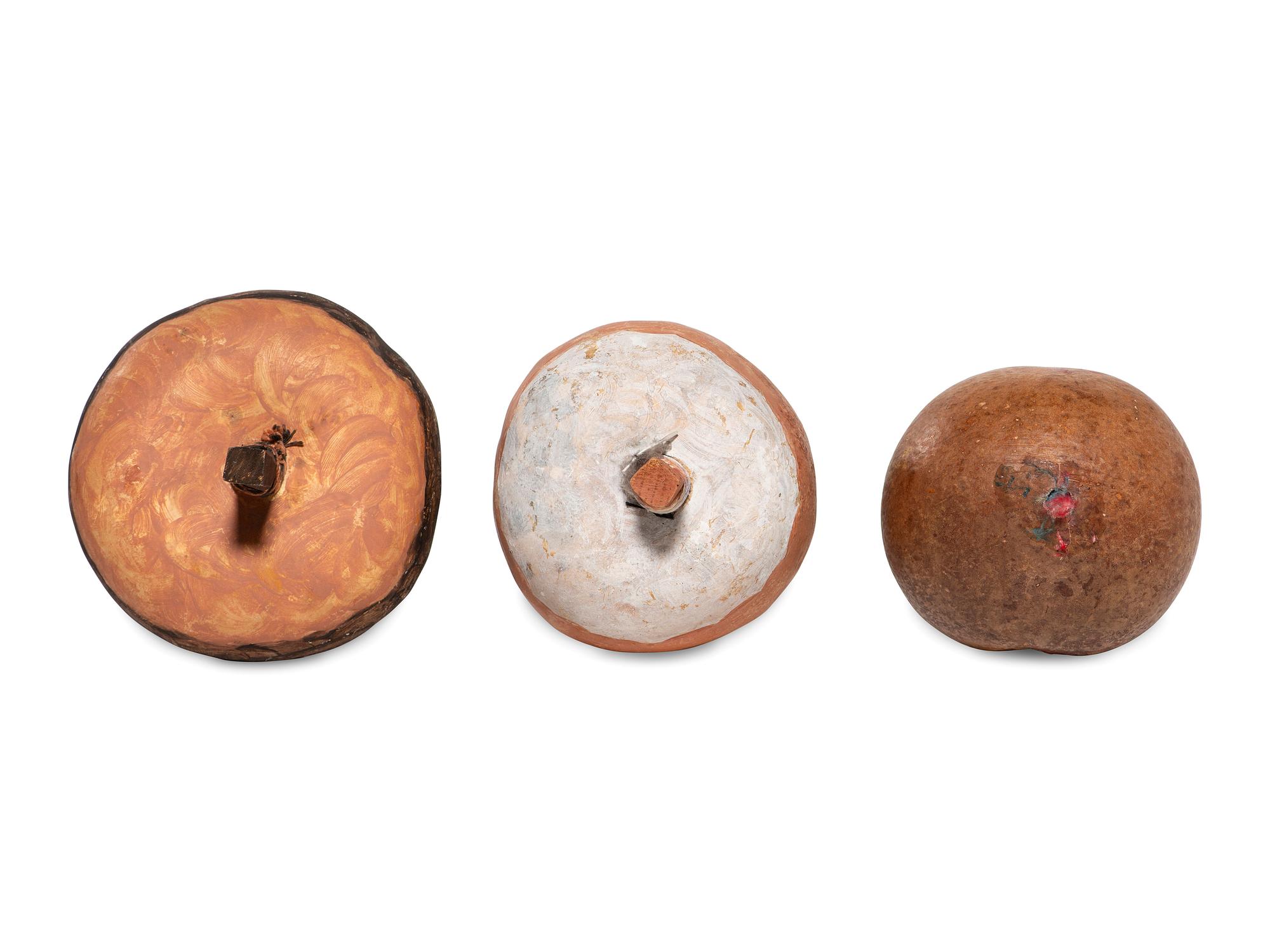 Navajo Painted Gourd Rattles