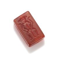 An Egyptian Carnelian Incised Bead with the Cartouche of Amenhotep III