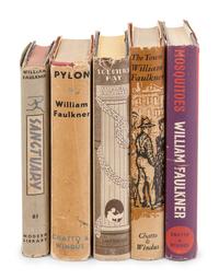 FAULKNER, William (1897-1962). A group of FIRST ENGLISH EDITIONS or later American printings of Faulkner's works, comprising: