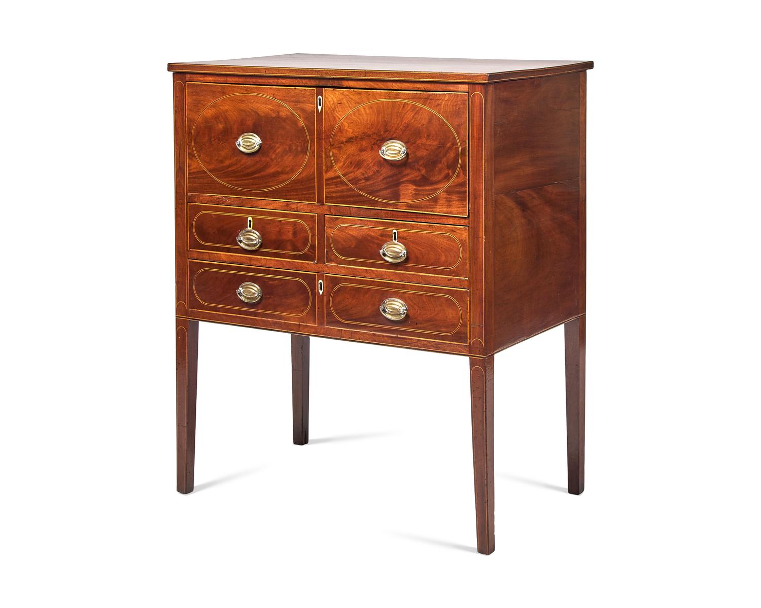 A Federal Inlaid Mahogany Lady's Writing Desk