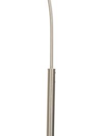 A Modernist Steel Arc Floor Lamp