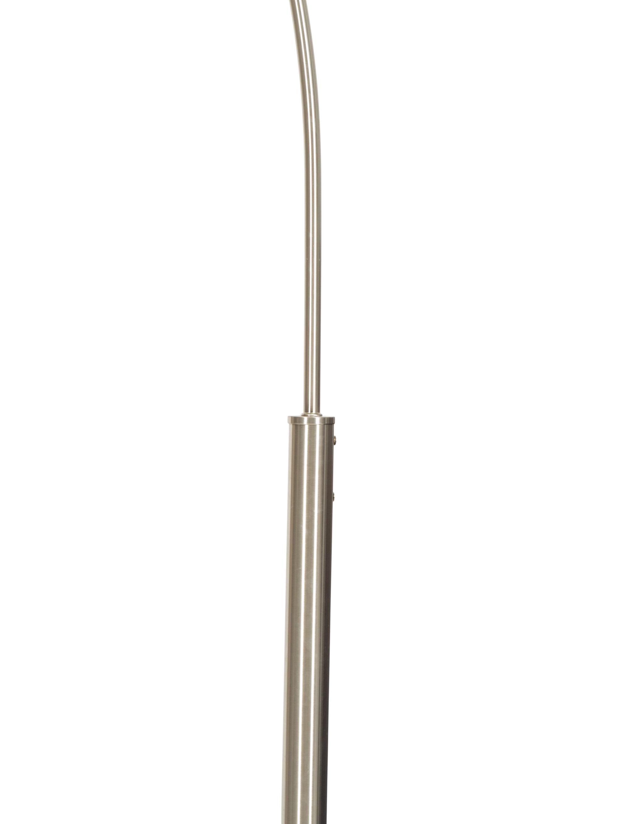 A Modernist Steel Arc Floor Lamp