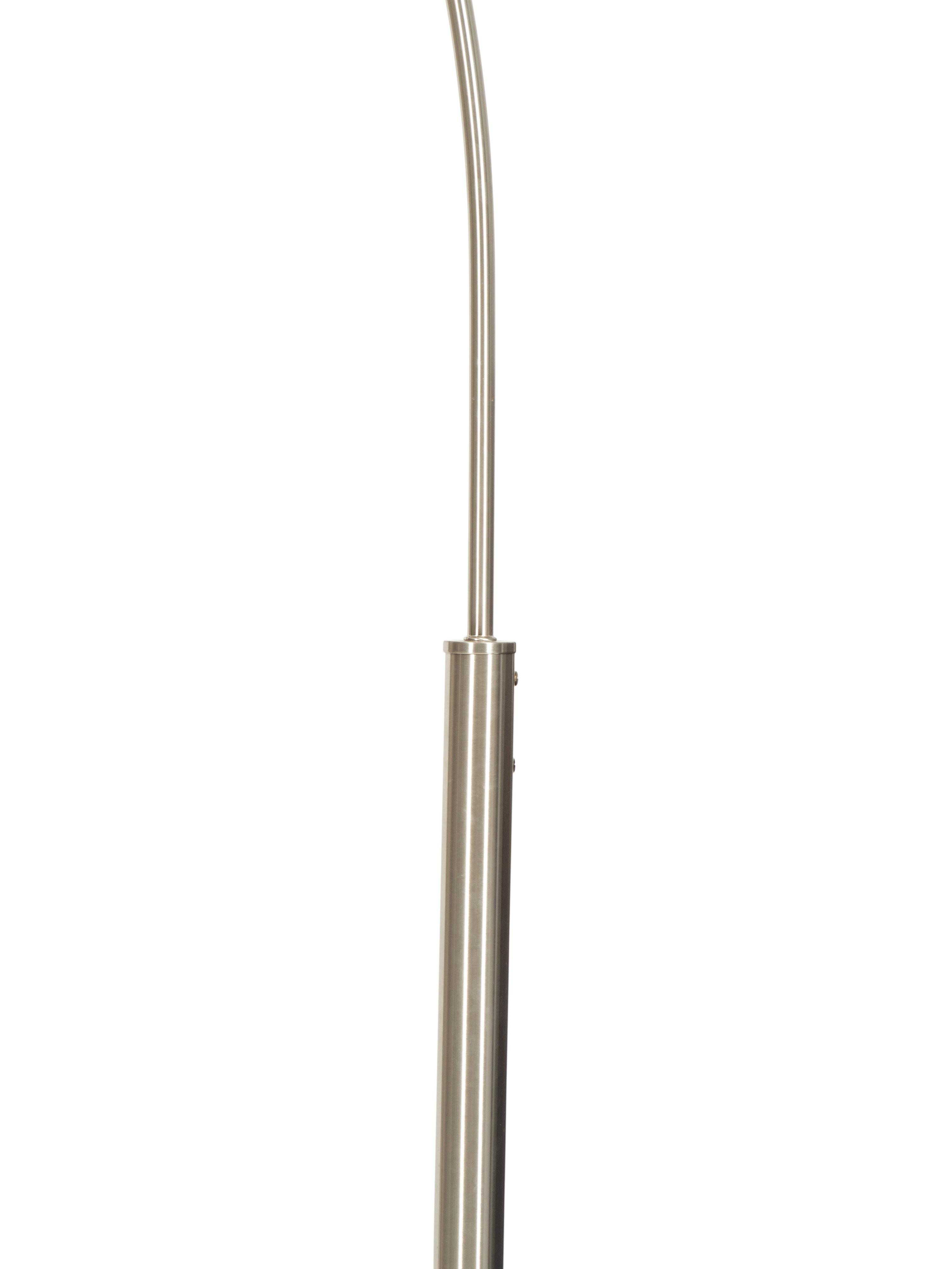 A Modernist Steel Arc Floor Lamp