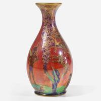 An Unusual Wedgwood Flame Fairyland Lustre Vase UK, circa 1925