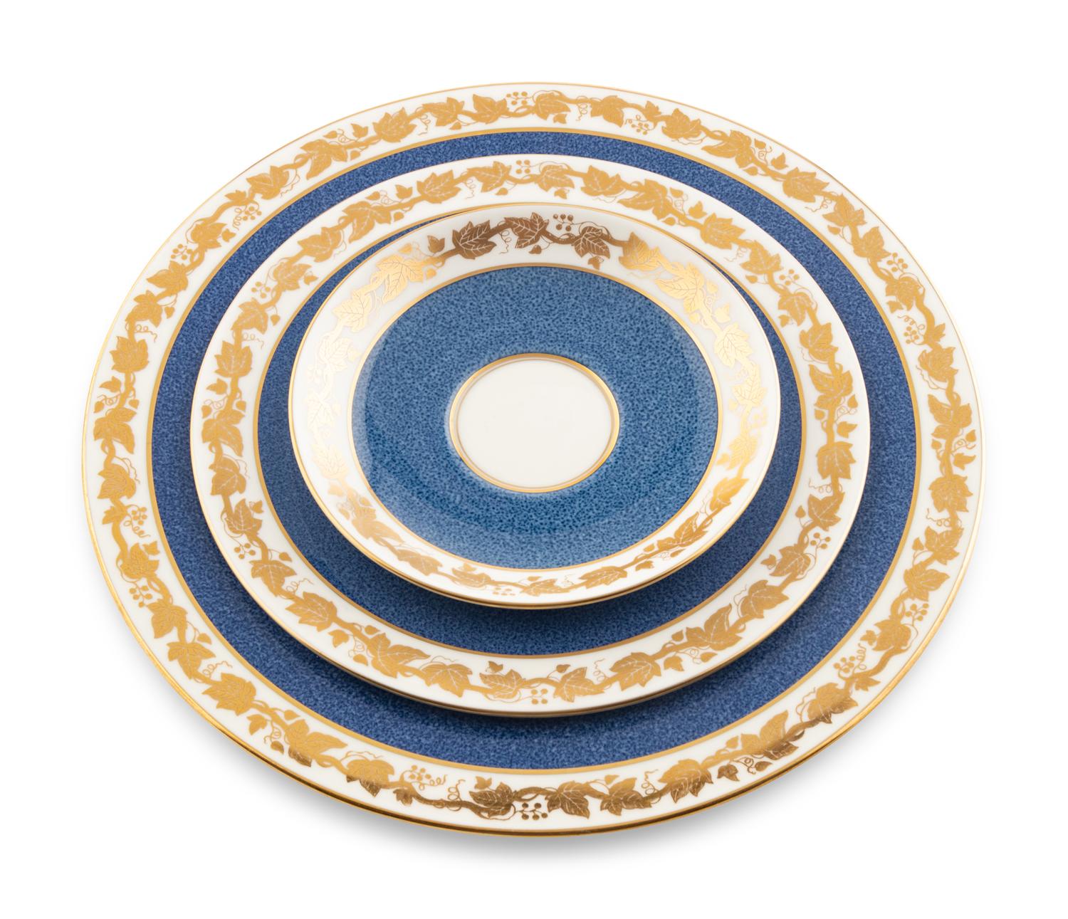 A Wedgwood Porcelain Dinner Service