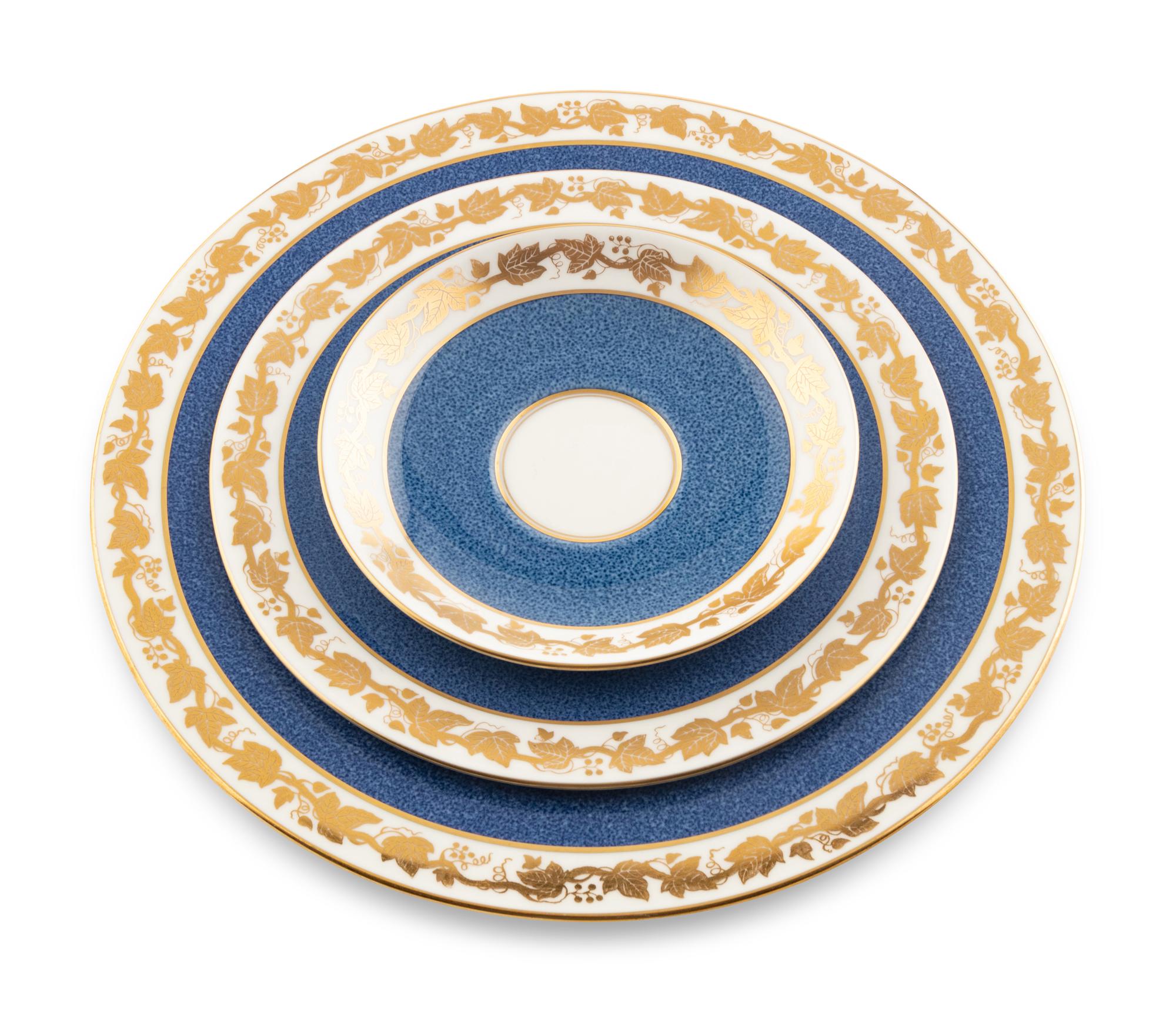 A Wedgwood Porcelain Dinner Service